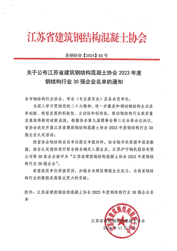 53號文公布鋼結(jié)構(gòu)30強企業(yè)名單的通知_頁面_1