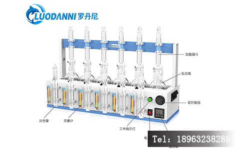 LDN-6S-A 加酸与气路系统内部结构示意图