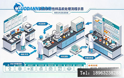 疾控公共卫生实验室食品放射性样品前处理场景示意图