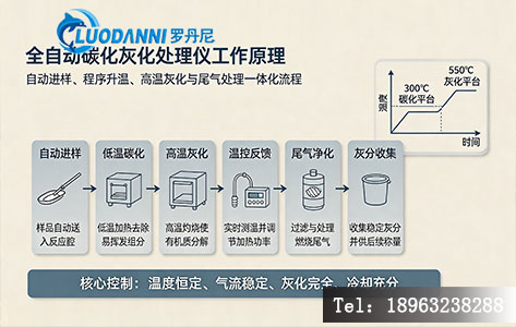全自动碳化灰化处理仪工作原理示意图