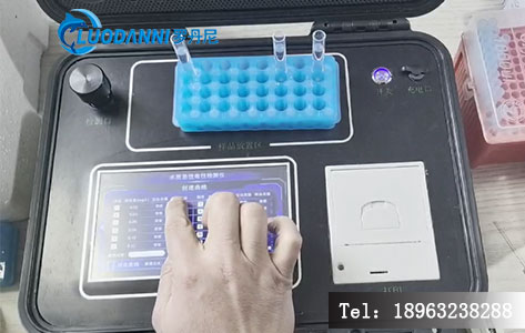 罗丹尼 WT560plus 现场检测操作实景图