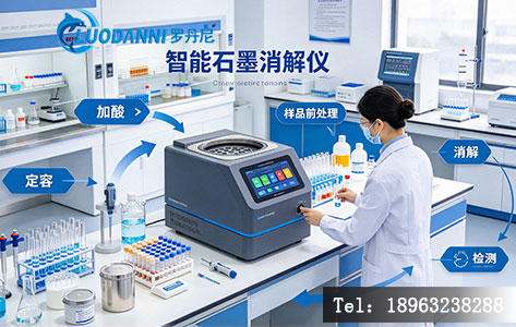 智能石墨消解仪实验室样品前处理应用场景示意图