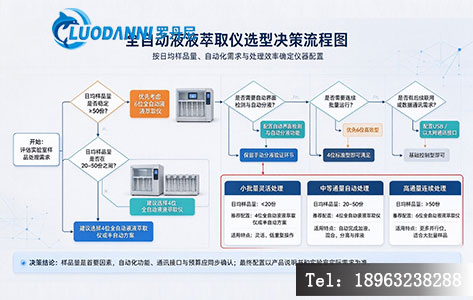 全自动液液萃取仪选型决策流程图