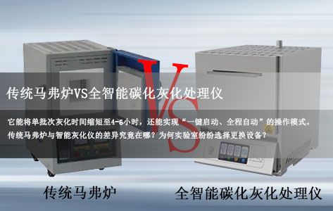 传统马弗炉VS全智能碳化灰化处理仪:单批次8小时→4小时,实验室效率提升的核心密码