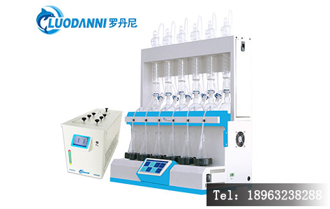 食品检测蒸馏效率痛点破解:智能一体化蒸馏仪(检测食品)提速83%?罗丹尼LD-6W实测数据揭秘!-2