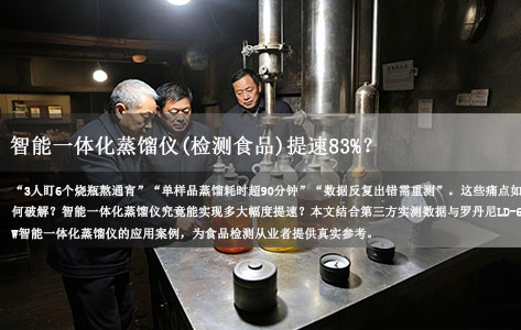 食品检测蒸馏效率痛点破解:智能一体化蒸馏仪(检测食品)提速83%?罗丹尼LD-6W实测数据揭秘!-1
