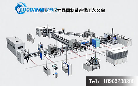 上海张江 12 寸晶圆制造产线工艺布局示意图