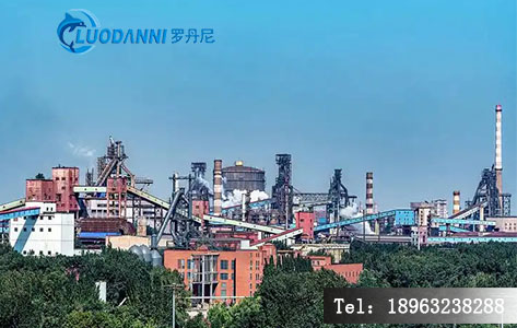 鞍山钢铁厂区环保改造现场实景图