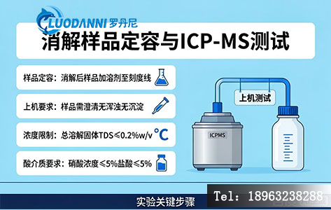 消解定容后的样品溶液及对应的回收率统计表,以真实数据增强说服力。