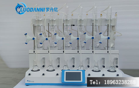 二氧化硫测定仪一体化蒸馏滴定原理图