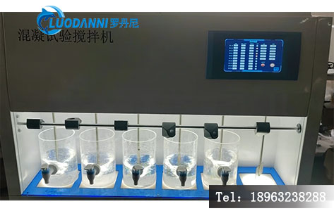 六联混凝试验搅拌机实验室实际应用实拍图