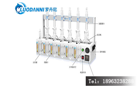 罗丹尼LDN-6Splus内部防腐蚀气路结构,PTFE材质特写