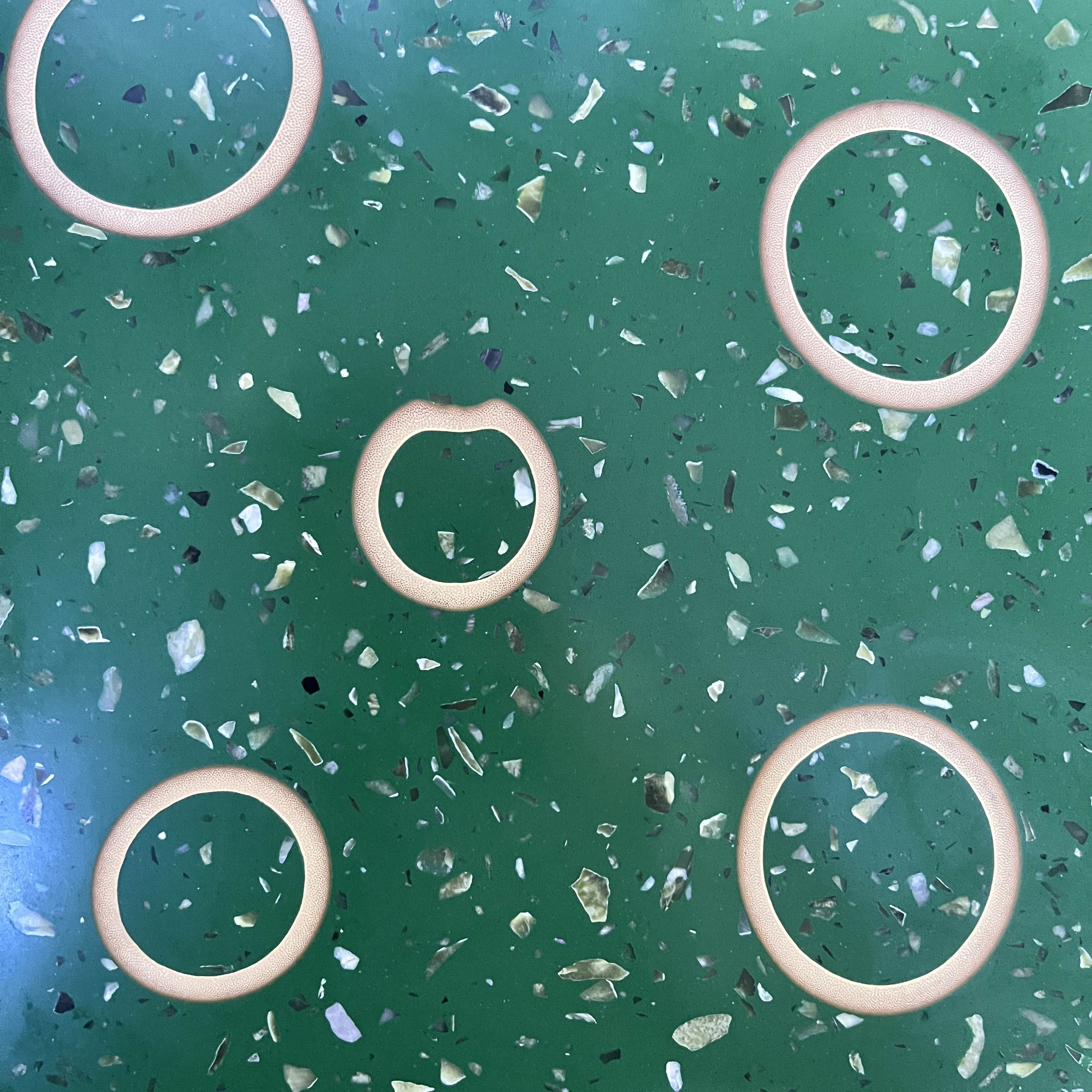 竹子 水磨石