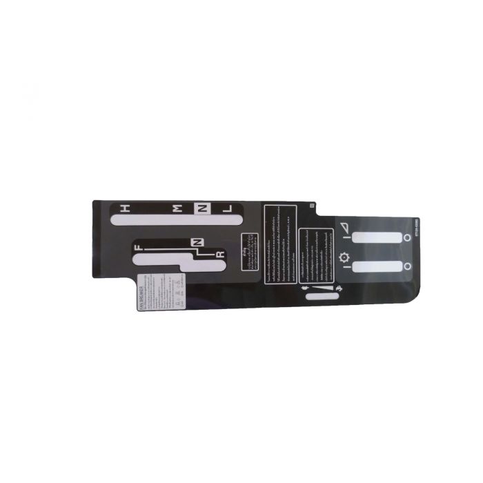 5T072-43850 LABEL,UNLOADER OPERA