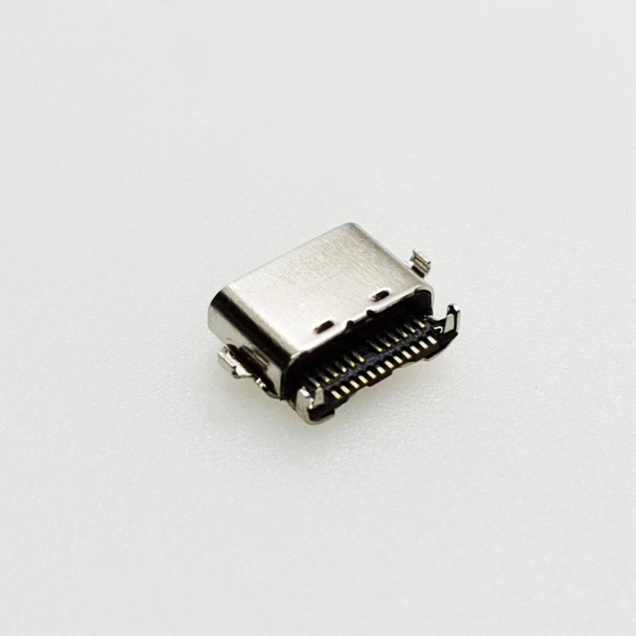 TYPE C USB 24PIN 沉板1.60mm 雙排SMT 雙殼款 (A13)