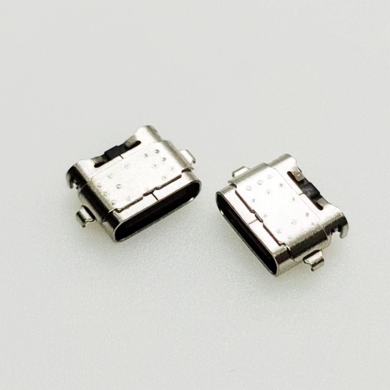 TYPE C USB 24PIN 沉板1.60mm 雙排SMT 雙殼款 (A13)