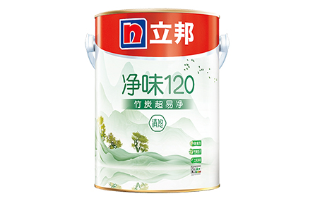 凈味120清悠竹炭超易凈內墻乳膠漆_5L