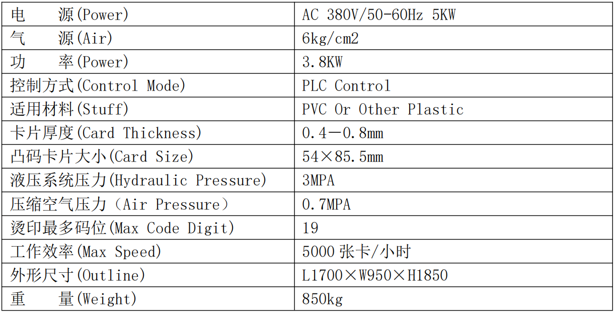 全自动高速自动打码烫金机参数