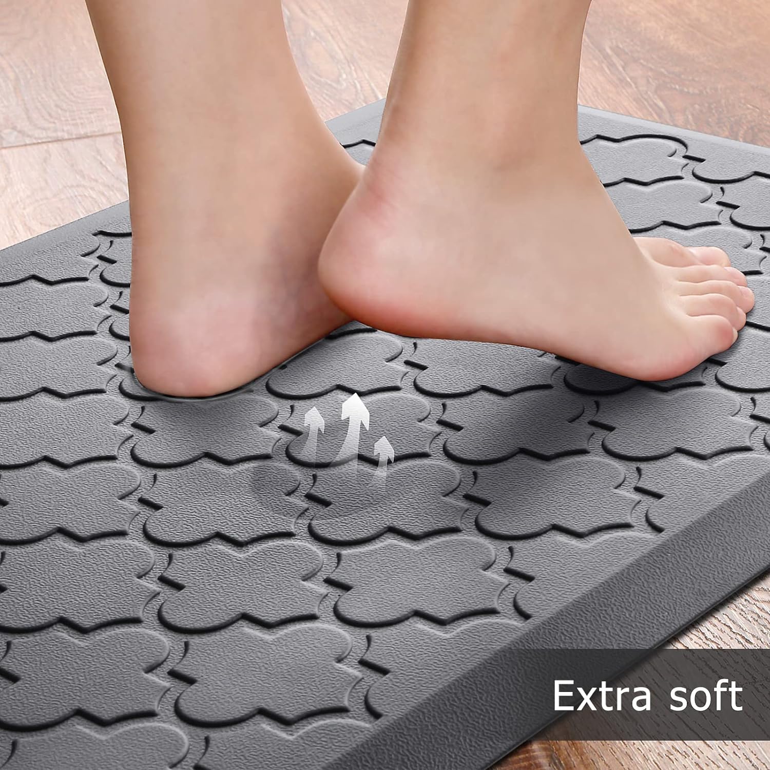 Kitchen Mat [2 PCS] Cushioned Anti-Fatigue Floor Mat