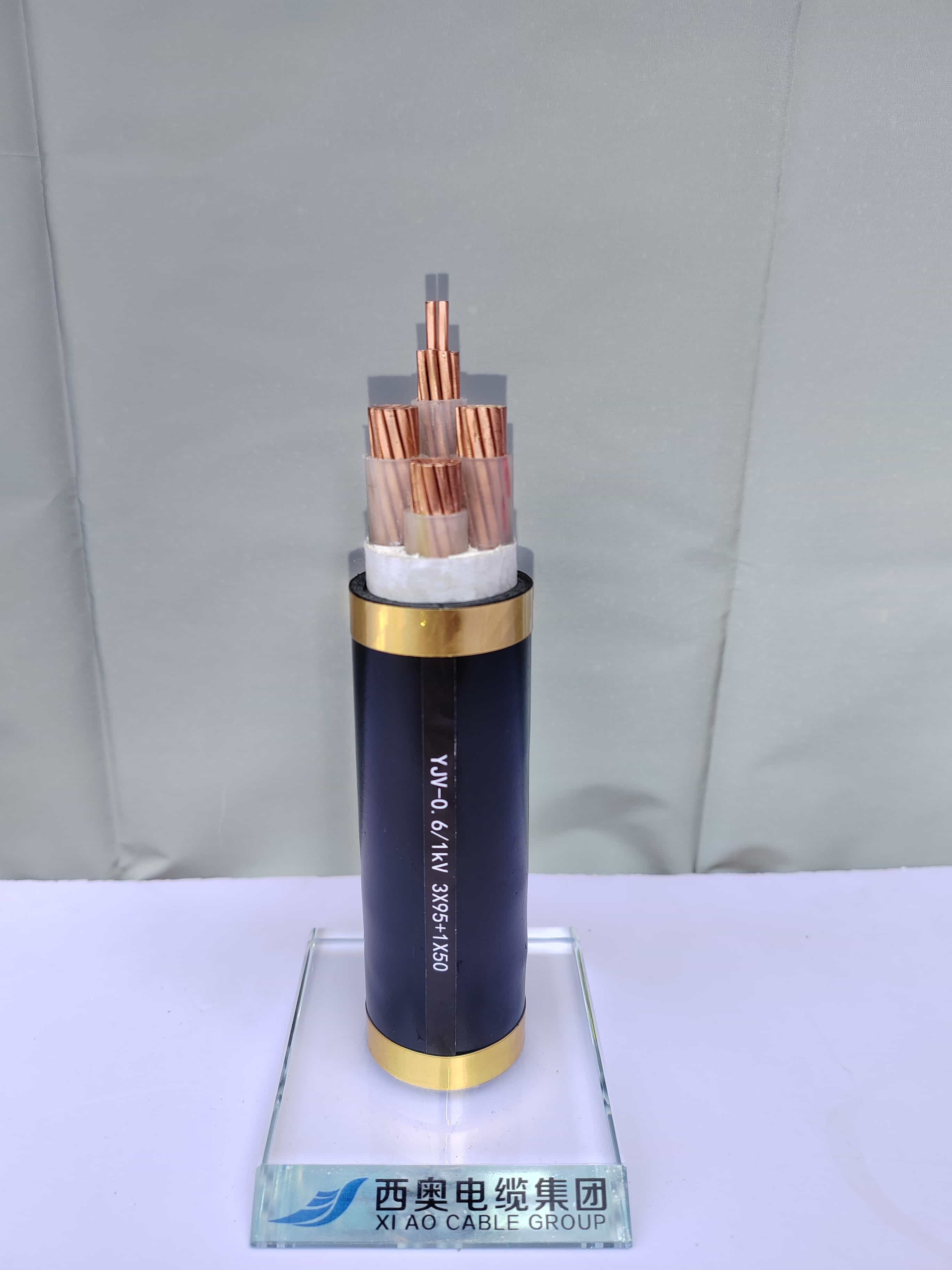 YJV-0.6/1kV 3X95+1X50