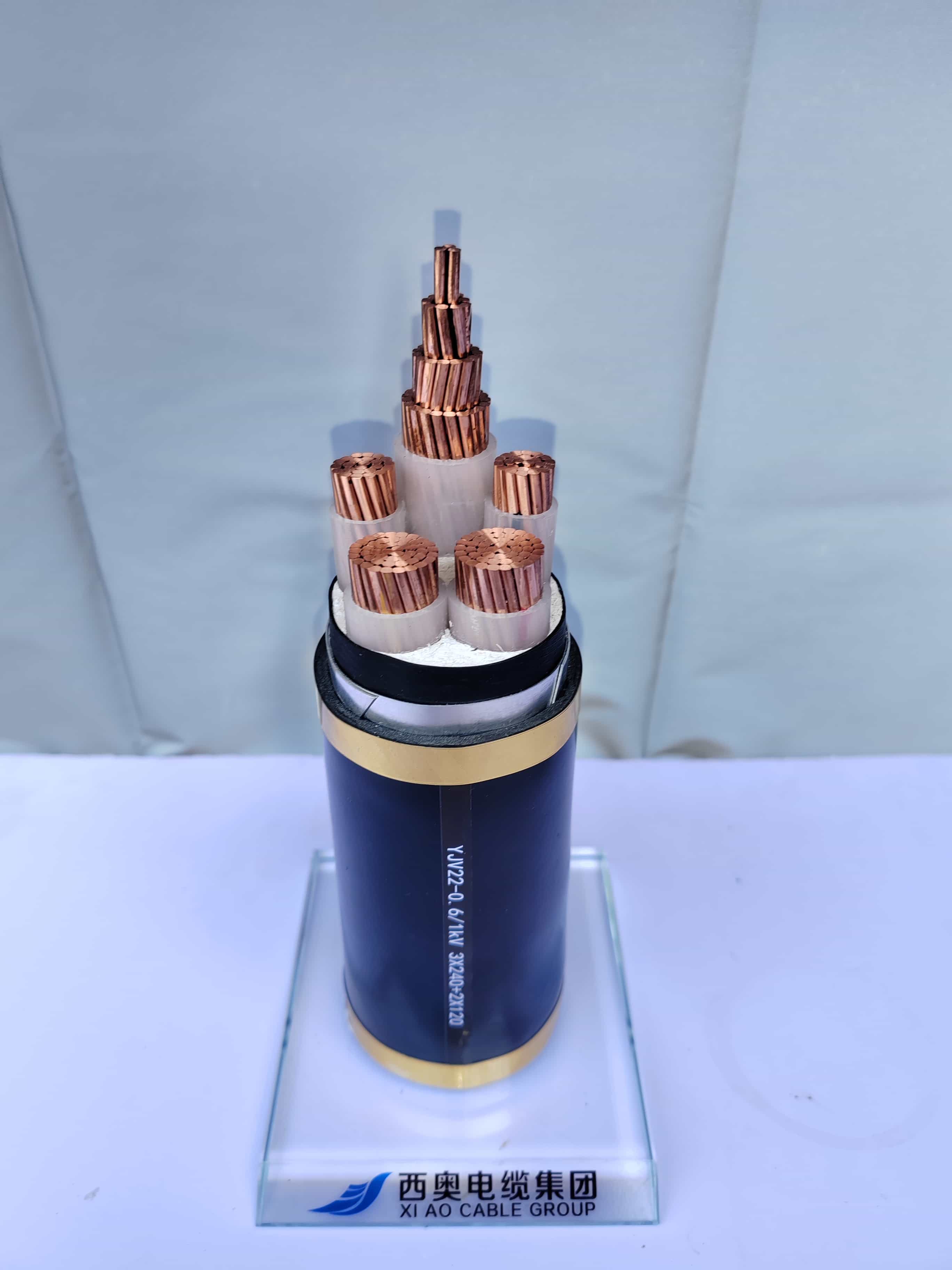 YJV22-0.6/1kV 3X240+2X120