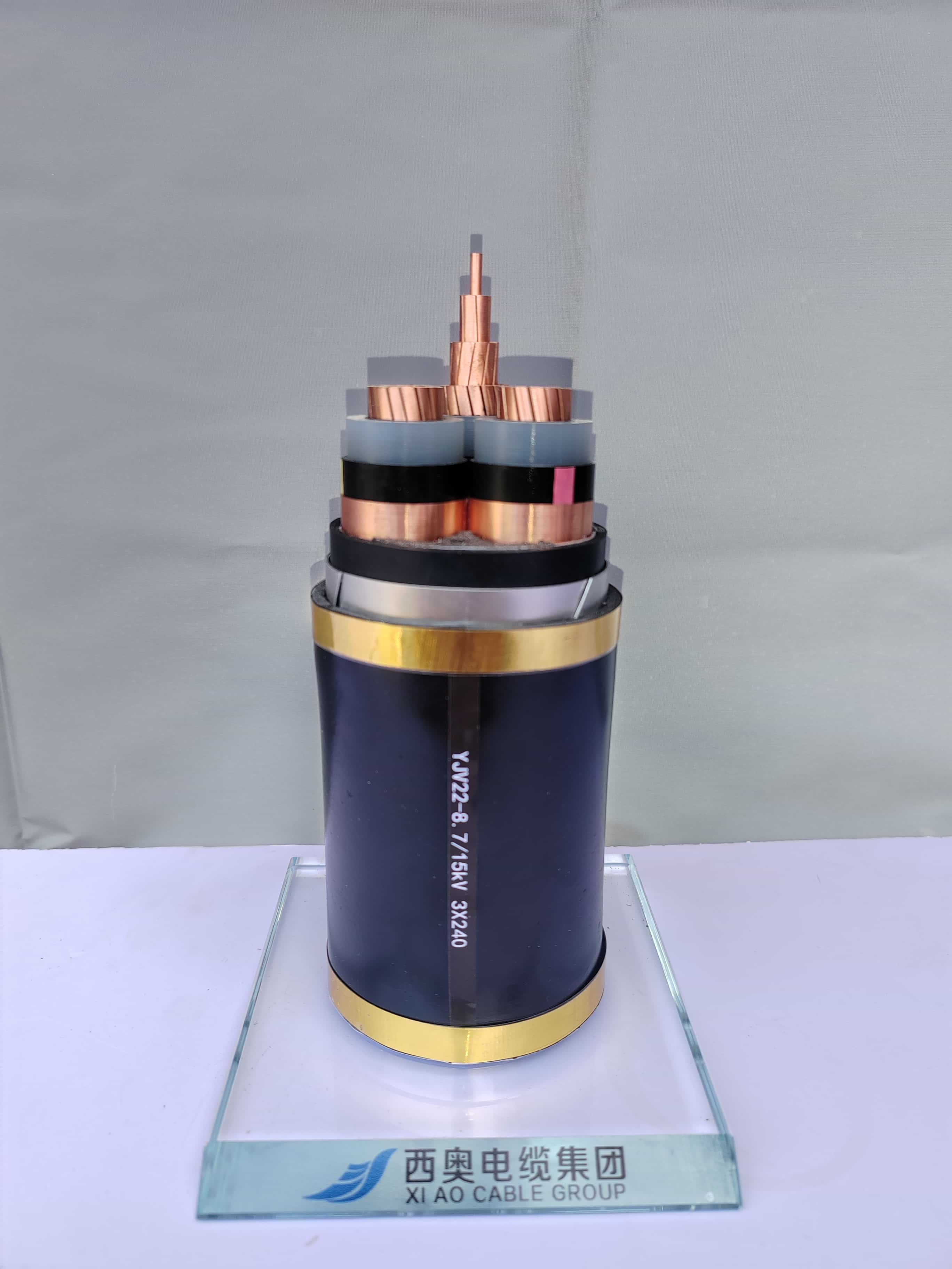 YJV22-8.7/15kV 3X240