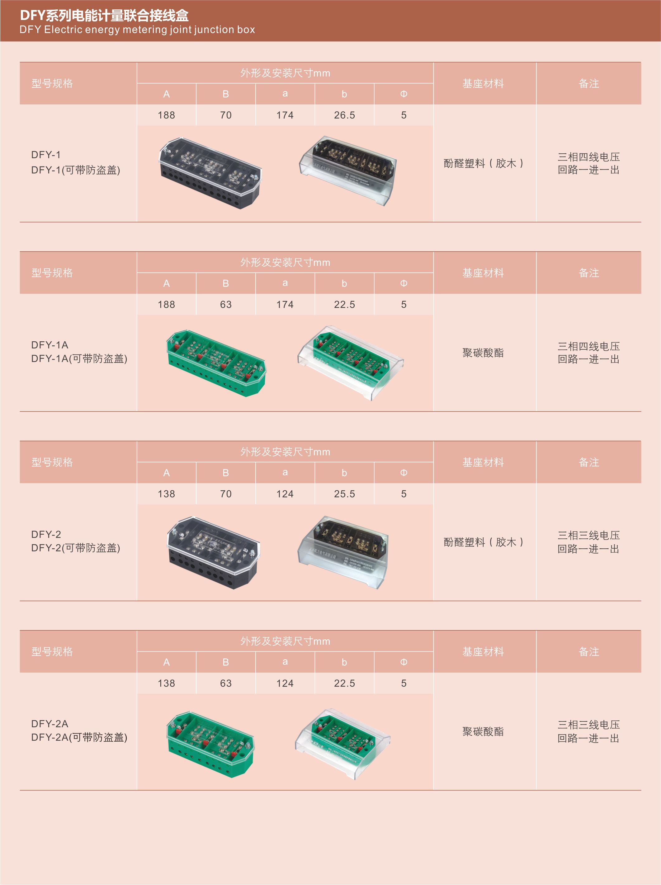 DFY系列电能计量联合接线盒-1