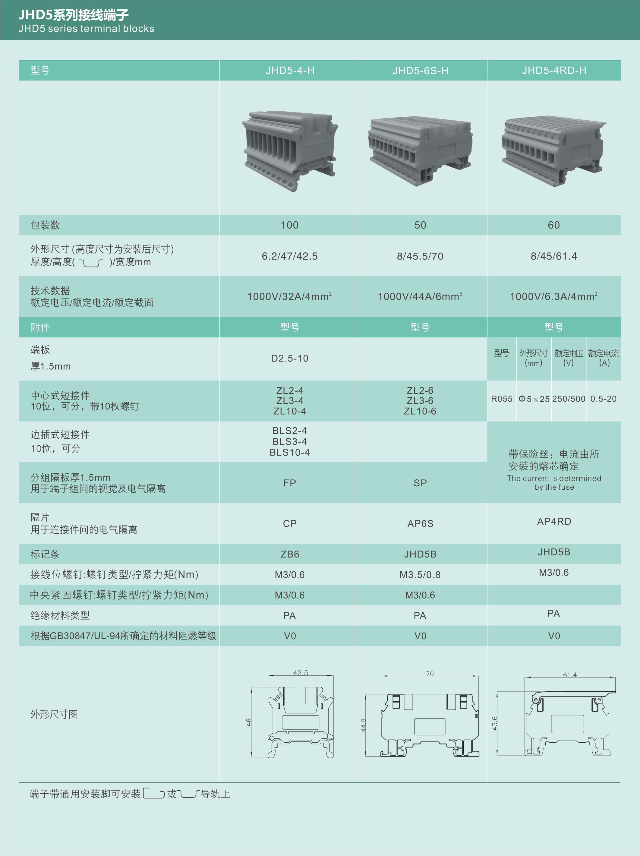 JHD5系列接线端子-4