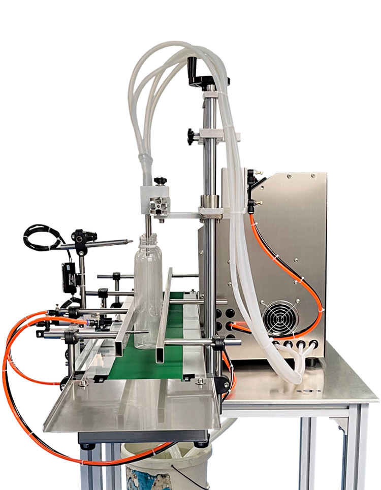 2.5L desktop four-head gear pump filling machine (belt new style) lifting