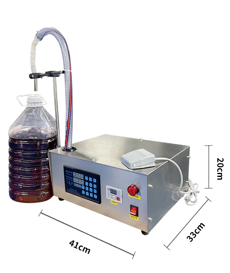 35L single head diaphragm pump filling machine (semi-automatic)