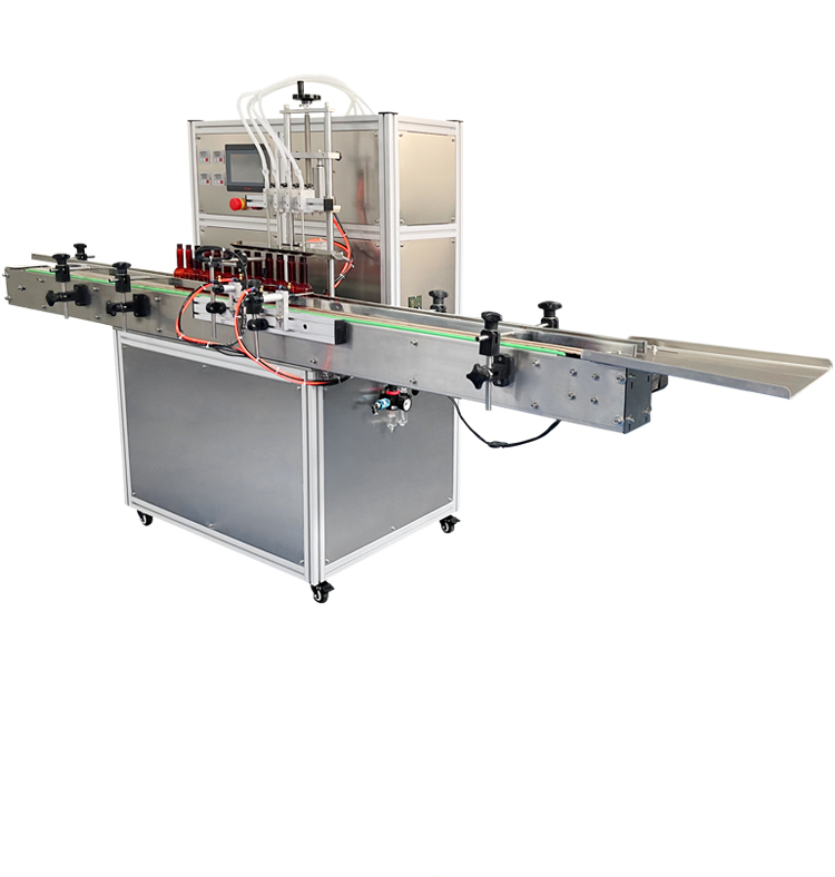 2.5L vertical four-head gear pump filling machine