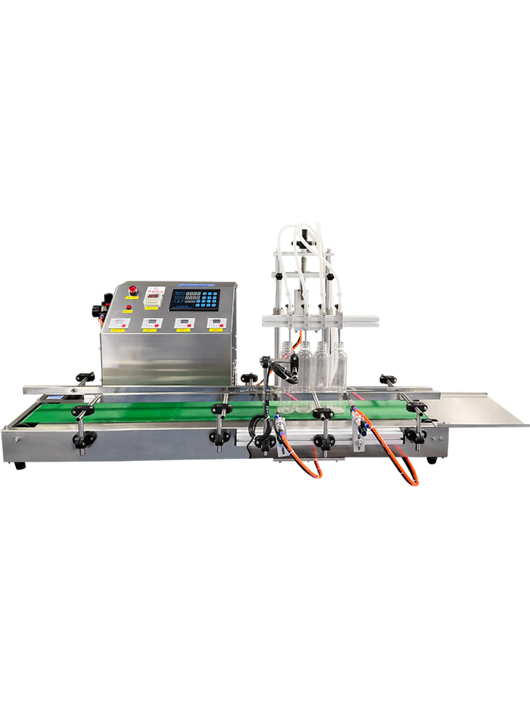 2.5L desktop four-head gear pump filling machine (belt new style) lifting