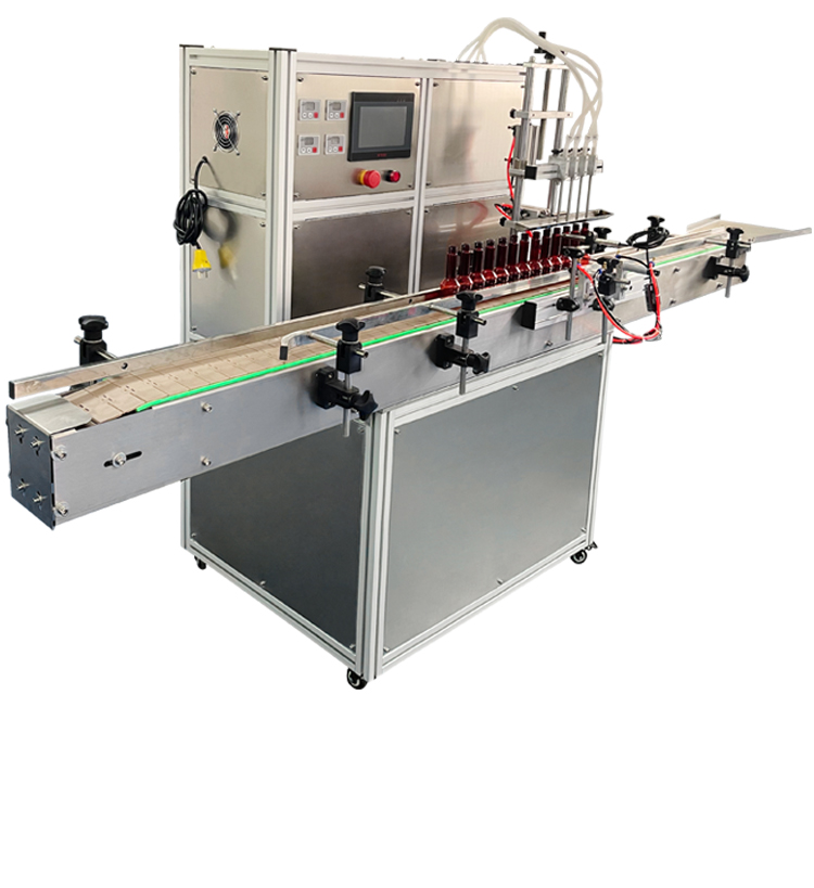 2.5L vertical four-head gear pump filling machine