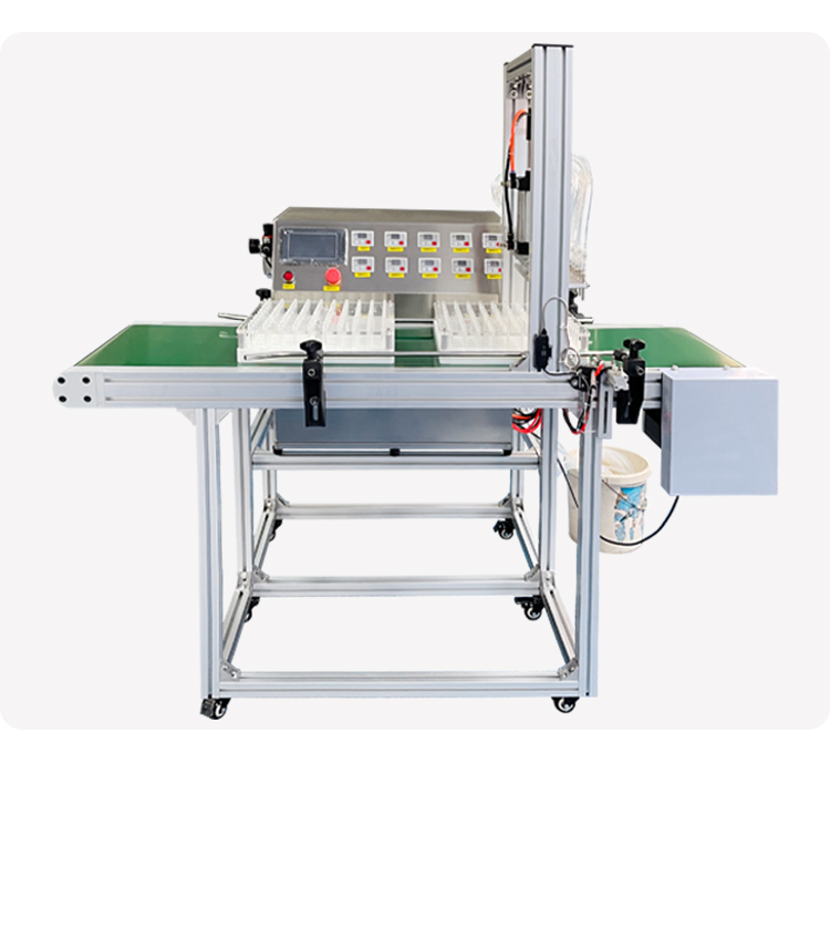 3.5L 10-head servo motor magnetic pump mobile filling machine (lifting)