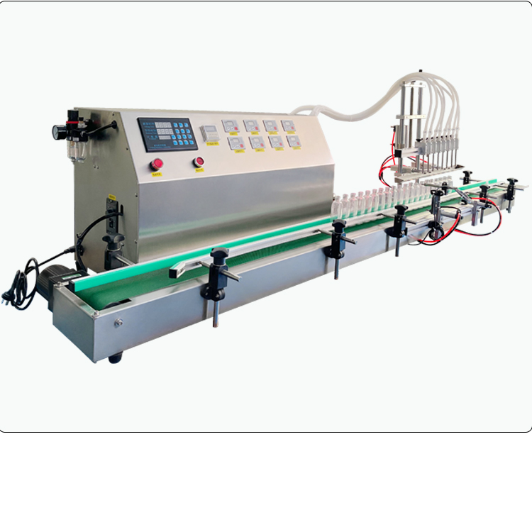 3.5L desktop eight-head magnetic pump filling machine (belt new style) lifting