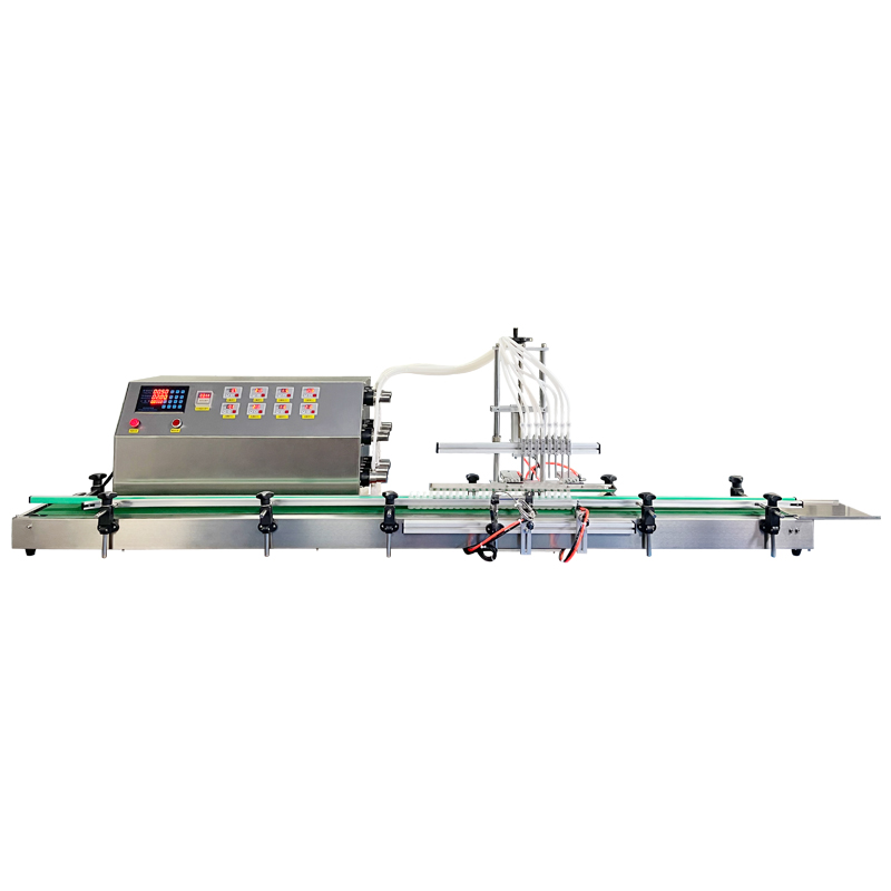 3.5L desktop eight-head magnetic pump filling machine (belt new style) lifting