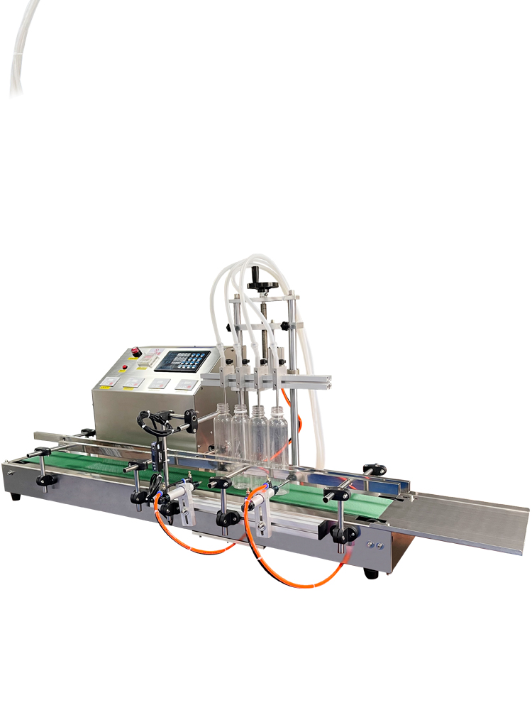 2.5L desktop four-head gear pump filling machine (belt new style) lifting