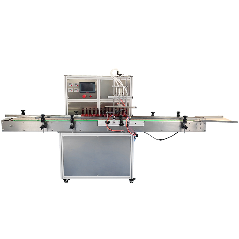 2.5L vertical four-head gear pump filling machine