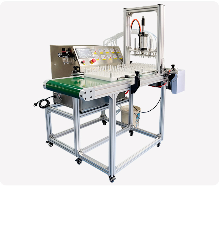 3.5L 10-head servo motor magnetic pump mobile filling machine (lifting)