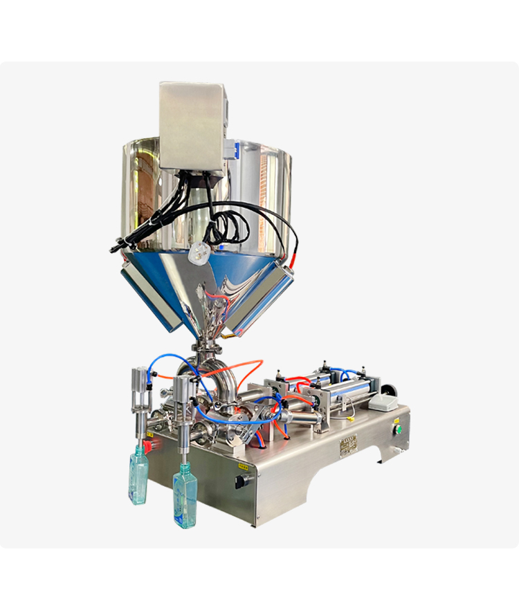 10ml-300ml pneumatic double-head heating filling machine