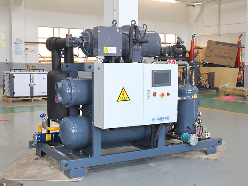 漢鐘60匹單機(jī)水冷螺桿撬裝式機(jī)組