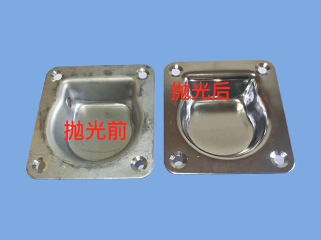不锈钢电机盖抛光对比