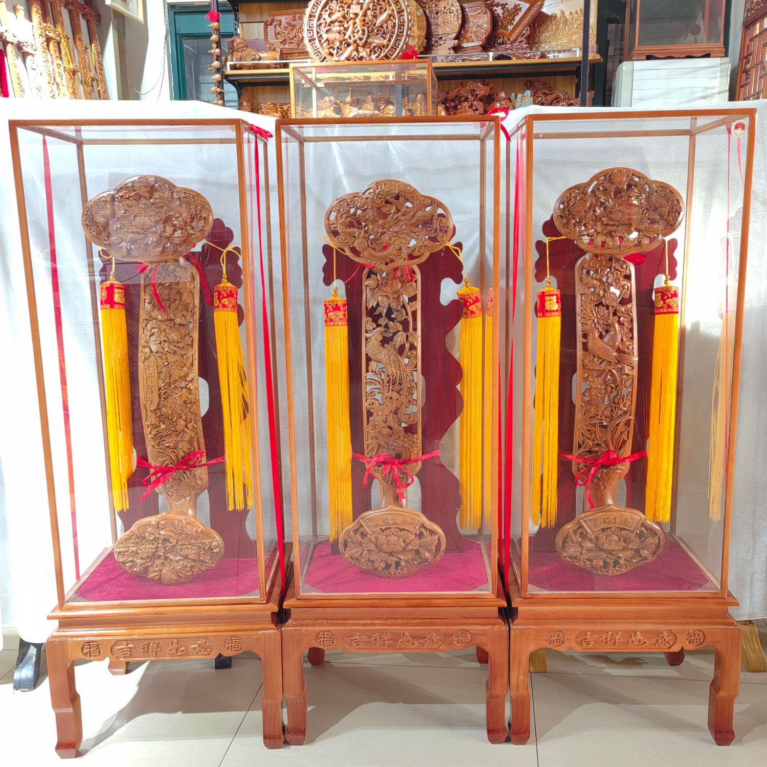 泰山桃木王出品的桃木雕刻如意摆件