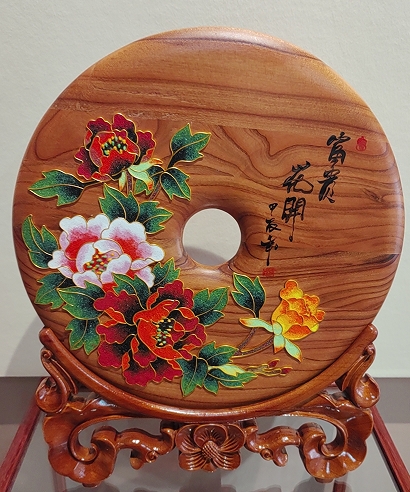 泰山桃木王出品的桃木平安扣系列看盘展示