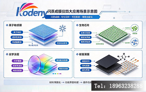 闪蒸成膜仪四大应用场景示意图