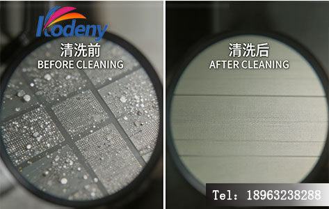 硅片UVO清洗前后亲水性接触角变化