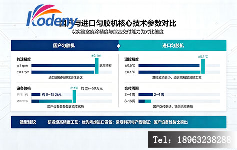 国产与进口匀胶机核心技术参数对比图