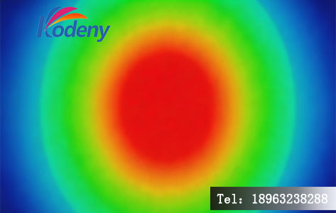 烤胶机热台红外热成像测试,展示温度均匀性