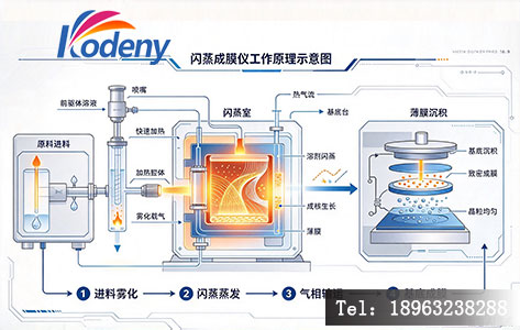 闪蒸成膜仪工作原理示意图
