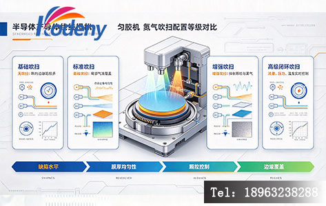 不同半导体产线匀胶机氮气吹扫配置等级对比图